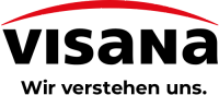 Visana Logo mit Claim